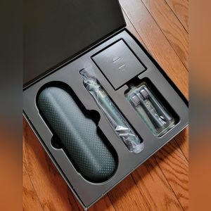 New SVK Sonic Electric Toothbrush Dark Green 5 Modes Travel Portable w/Case